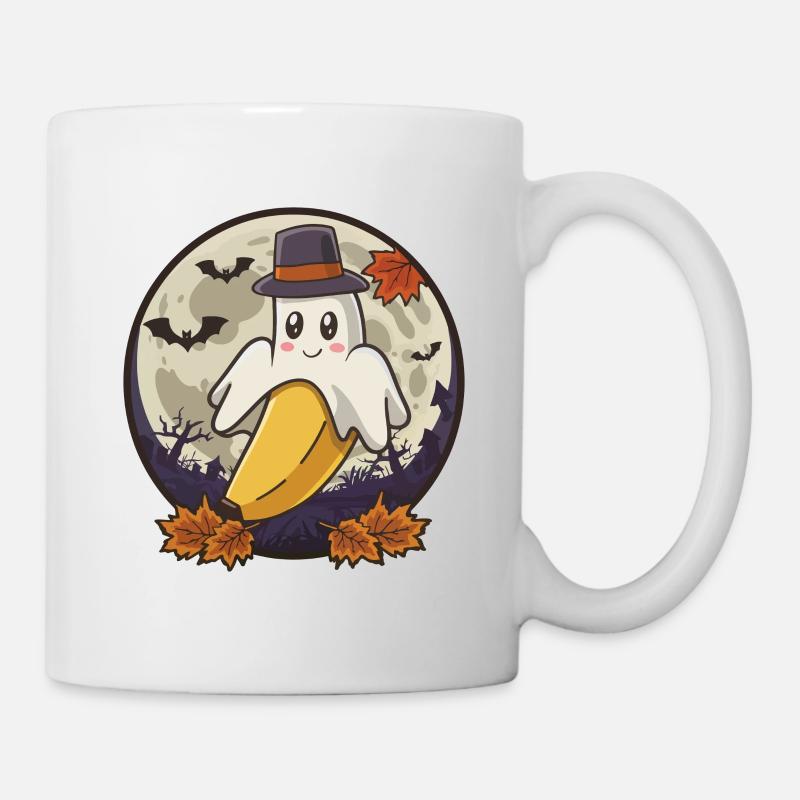 Halloween Boonana Halloween Geist - Tasse - Weiß
