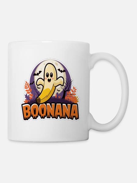 Halloween Boonana Halloween Geist - Tasse - Weiß