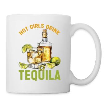 Hot Girls Drink Tequila 2 - Tasse - Weiß - Rechts