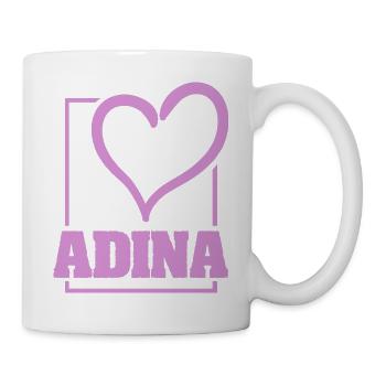Bachelorette Adina - Tasse - Weiß - Rechts