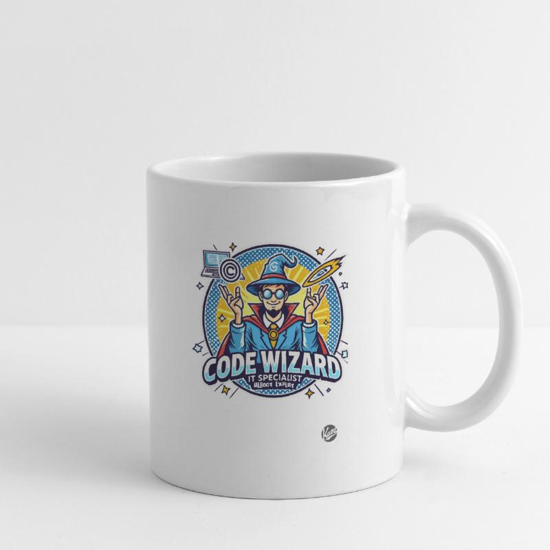 Code-Zauberer Neustart-Spezialist IT-Experte Tasse