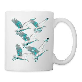 Maritime, Seagulls, Seagulls, Seabirds - Mug - white - Right
