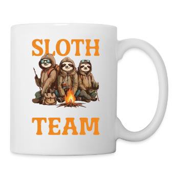Sloth Camping Team 2 - Tasse - Weiß - Rechts