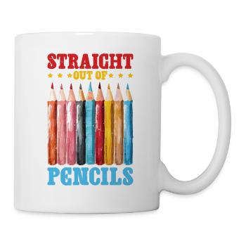 Straight Out Of Pencils 2 - Tasse - Weiß - Rechts