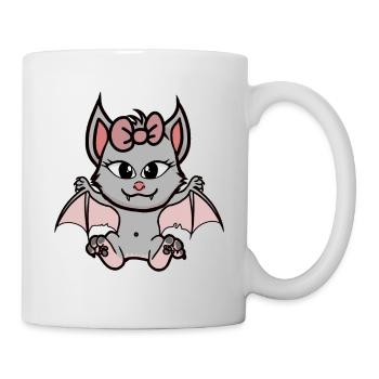 Child Kids Halloween Bat Girl - Mug - white - Right