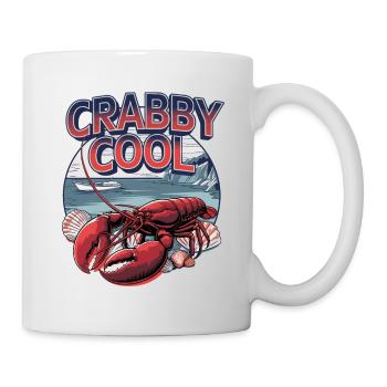 Crabby Cool für Meeresfrüchte Liebhaber - Tasse - Weiß - Rechts