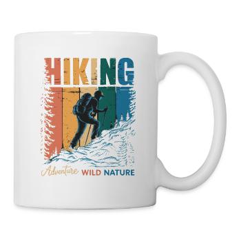 Hiking Wild Nature Wandern Wanderung für einen - Tasse - Weiß - Rechts