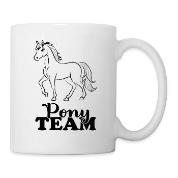 Pony Team - Tasse - Weiß - Rechts