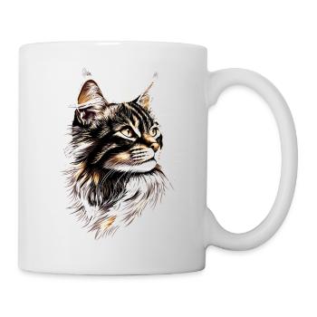 Cat Norwegian Forest Cat Norwegian Forest Cats - Mug - white - Right