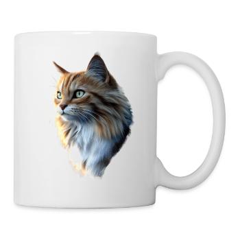 Cat Norwegian Forest Cat Norwegian Forest Cats - Mug - white - Right