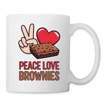 Brownies Saying Pastry Funny Brownie Gift - Mug - white - Right
