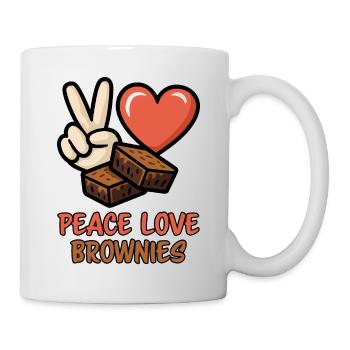 Brownies Saying Pastry Funny Brownie Gift - Mug - white - Right