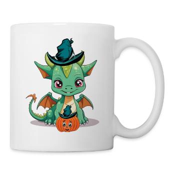 Halloween Dragon Dragon Fairy Tale Child Kids Baby - Mug - white - Right