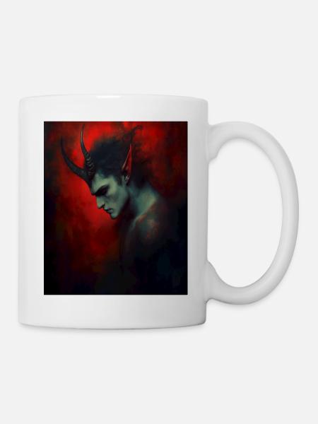 Diable - Mug blanc - blanc