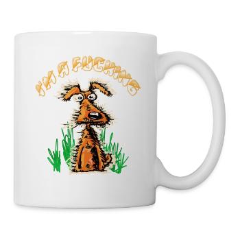 Ich bin eine verdammte freude - Tasse - Weiß - Rechts