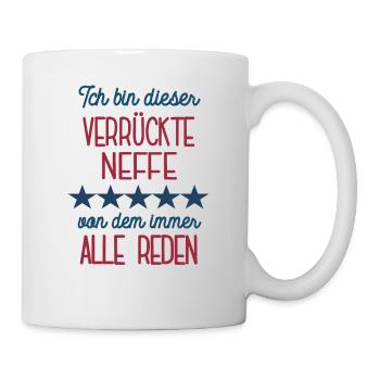 Neffe Lustige Geburtstag Idee Spruch Neffen - Tasse - Weiß - Rechts