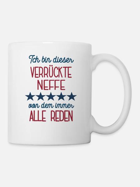 Neffe Lustige Geburtstag Idee Spruch Neffen - Tasse - Weiß