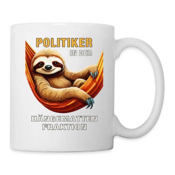 POLITICIEN DANS LA FACTION HAMAC - Mug blanc - blanc - Droite