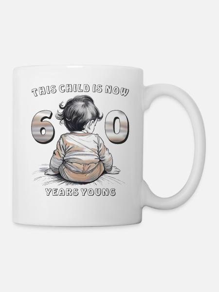 Child 60th Birthday - Mug - white