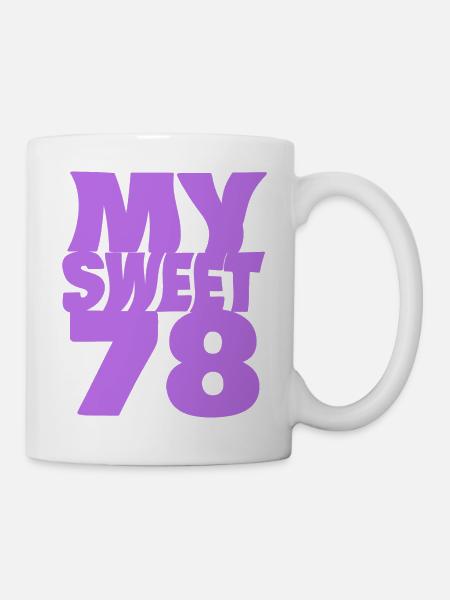 Süß 78 - Tasse - Weiß