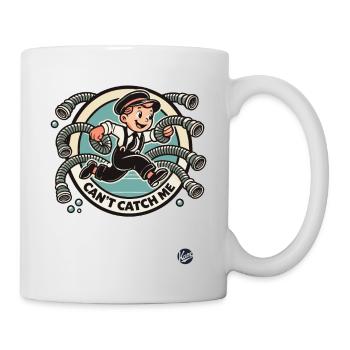 Retro Tube Boy – Can't Catch Me - Tasse - Weiß - Rechts