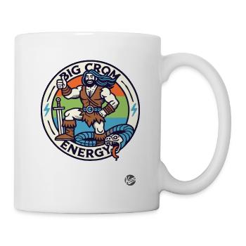Thumbs up from the Sword Barbarian. Great Crom Energy - Mug - white - Right
