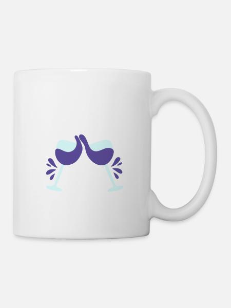 Jesus Drank Wine 4 - Tasse - Weiß