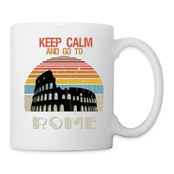 Keep Calm And Go To Rome - Mug - white - Right