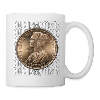 COINS NUMISMATISTS - Tasse - Weiß - Rechts