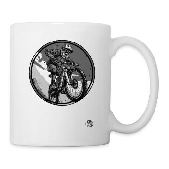 Downhill Mountain Bike - Mug - white - Right