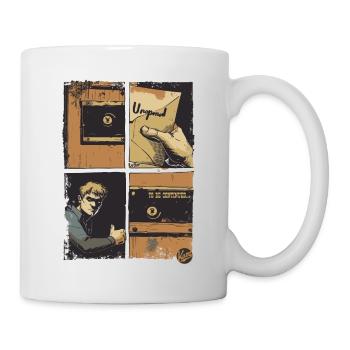 Der Brief: Ein Comic - Tasse - Weiß - Rechts