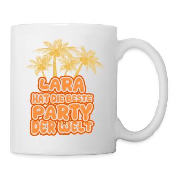 Urlaub Lara - Tasse - Weiß - Rechts