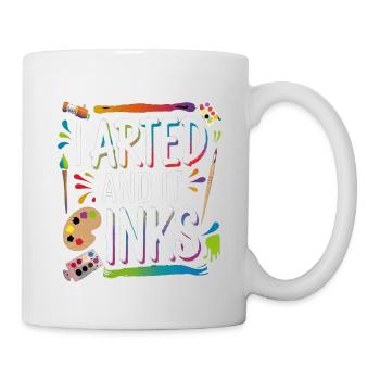 I Arted And It Inks 6 - Tasse - Weiß - Rechts