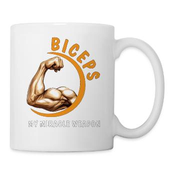BICEPS MY MIRACLE WEAPON - Tasse - Weiß - Rechts