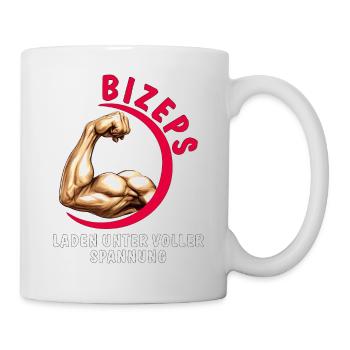 CHARGE DU BICEPS SOUS PLEINE TENSION - Mug blanc - blanc - Droite