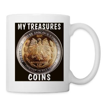 MY TREASURES COINS - Mug - white - Right