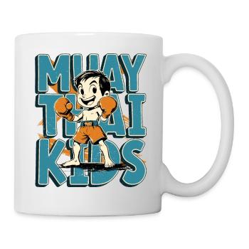 Muay Thai Enfants, Garçon - Boxe Thaï Enfants - Mug blanc - blanc - Droite