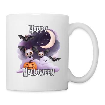 Halloween – Joyeux Halloween Chauves-souris mignonnes - Mug blanc - blanc - Droite