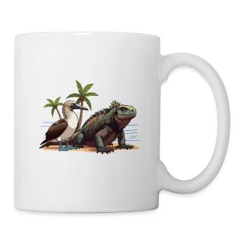 Îles Galapagos - Mug blanc - blanc - Droite