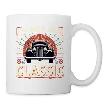 NON SONO VECCHIO, SONO CLASSICO - Tazza - bianco - Destra