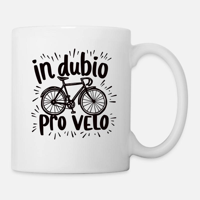 Fahrrad Spruch In dubio pro velo - Tasse - Weiß