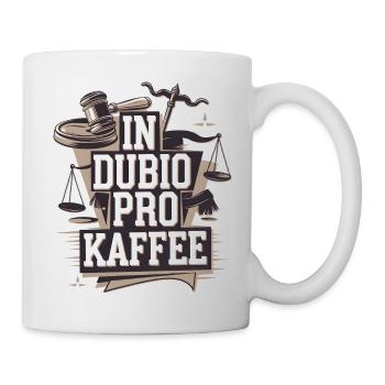 KAFFEE Tasse Anwalt Richter Jura Gericht Jurist - Tasse - Weiß - Rechts