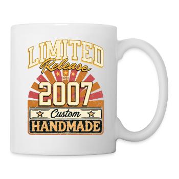 Limité 2007 Dictons drôles cadeau anniversaire - Mug blanc - blanc - Droite
