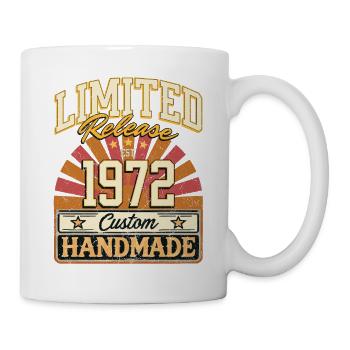 Limited 1972 Lustige Sprüche Geschenk Geburtstag - Tasse - Weiß - Rechts