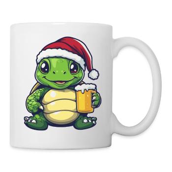 Turtle Beer Xmas Christmas - Mug - white - Right