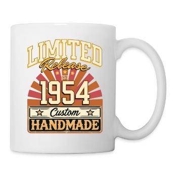 Limited 1954 Lustige Sprüche Geschenk Geburtstag - Tasse - Weiß - Rechts