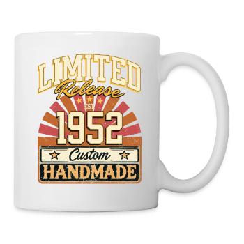 Limited 1952 Lustige Sprüche Geschenk Geburtstag - Tasse - Weiß - Rechts