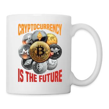 Cryptocurrency Is The Future - Tasse - Weiß - Rechts