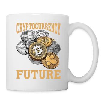 Cryptocurrency Is The Future 2 - Tasse - Weiß - Rechts