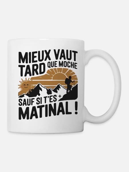 phrase drole - Mug blanc - blanc